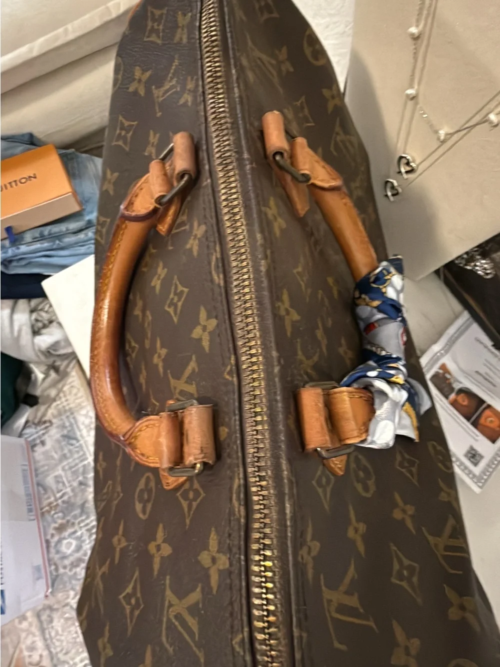 Authenticated April 1984 gorgeous Louis Vuitton Speedy 35